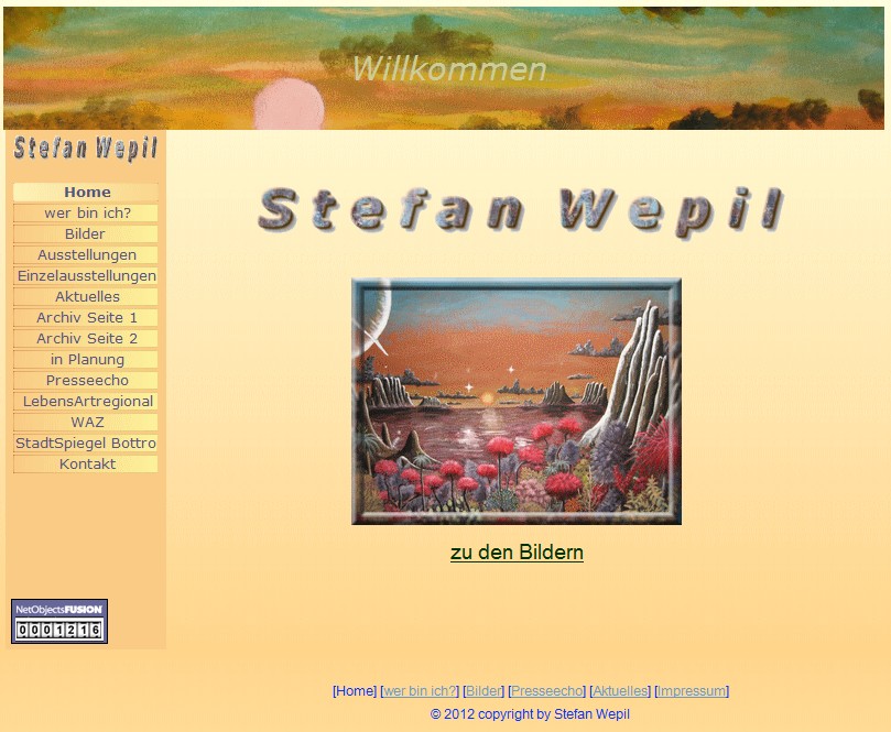 Homepage von Stefan Wepil